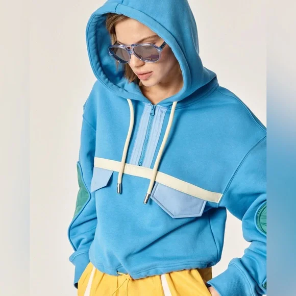 NEW ONCEPT sante fe pullover sweatshirt in blue - Picture 1 of 5